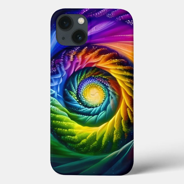 Rainbow Spiral Out Case-Mate iPhone Case (Back)