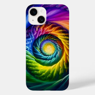 Rainbow Spiral Out Case-Mate iPhone 14 Case