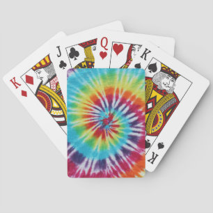 Rainbow Spiral Playing Cards