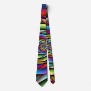 Rainbow Spiral Tie