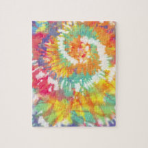 Rainbow Spiral Tie Dye 8x10
