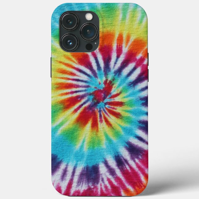 Rainbow Spiral Tie Dye Case-Mate iPhone Case (Back)