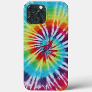 Rainbow Spiral Tie Dye iPhone 13 Pro Max Case