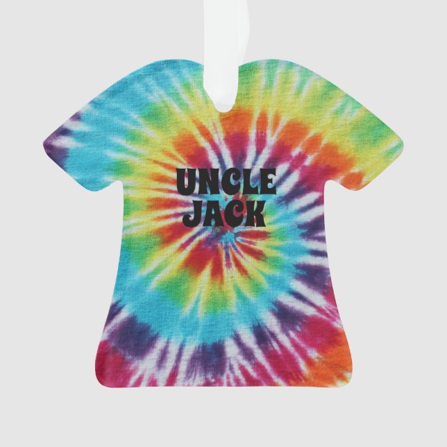 Rainbow Spiral Tie Dye Cool Photo personnalisée (devant)
