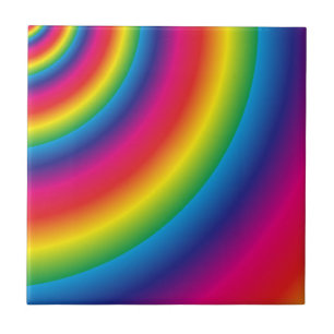 Rainbow Spiral Tile