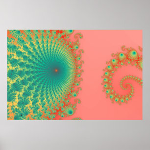 Rainbow Spirole Poster