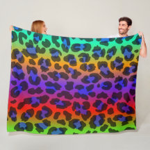 Rainbow Splash 60x80 Fleece Blanket