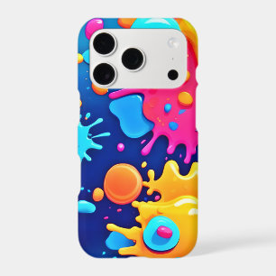 Rainbow Splash Paint Art