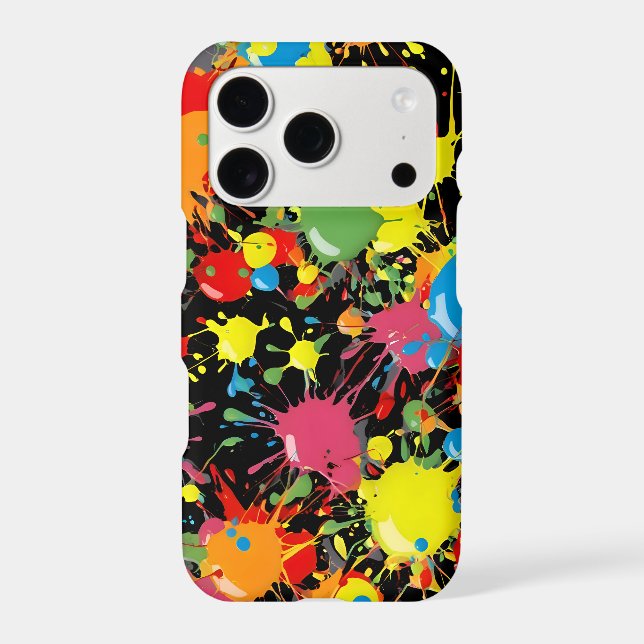 Rainbow Splash Paint Droplets PD (Back)