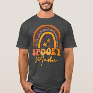 Rainbow spooky mama spooky mini mommy and me funny T-Shirt