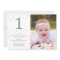 Rainbow Sprinkles 1st Birthday Party Invite