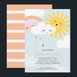 Rainbow Sprinkles Baby Shower Invitation<br><div class="desc">Say hello to baby with our sweet,  on-trend baby shower invitations featuring lovely typography.  Celebrate the mother-to-be in style with one of our darling Baby Shower invitations,  available in a variety of colours and styles.</div>