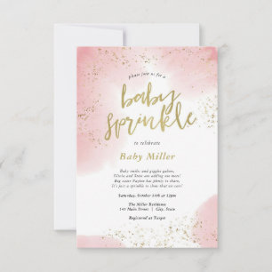 Rainbow Sprinkles Baby Sprinkle Invitation