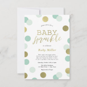 Rainbow Sprinkles Baby Sprinkle Invitation