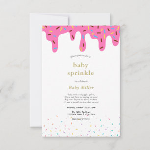 Rainbow Sprinkles Baby Sprinkle Invitation