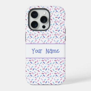 Rainbow Sprinkles Bigender Pride Flag iPhone 15 Pro Case