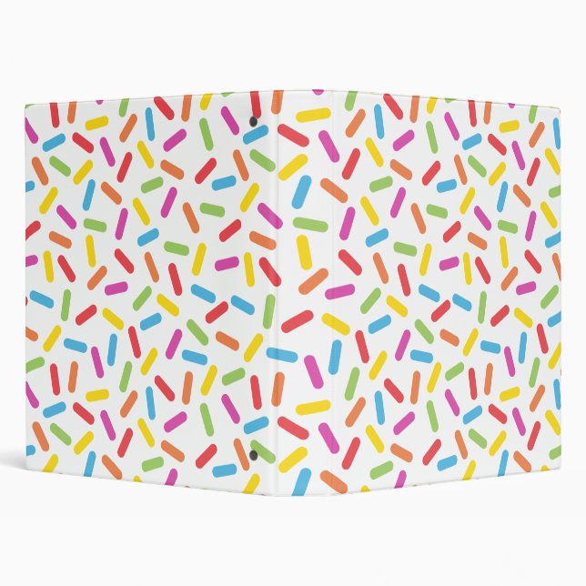 Rainbow Sprinkles Binder (Background)