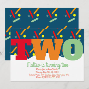 Rainbow Sprinkles Colourful Birthday Party Invitation