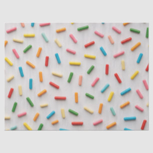 Rainbow Sprinkles Colourful Pattern Tissue Paper