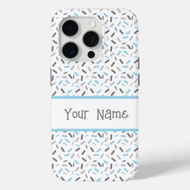 Rainbow Sprinkles Demiboy Pride Flag Case-Mate iPhone Case (Back)