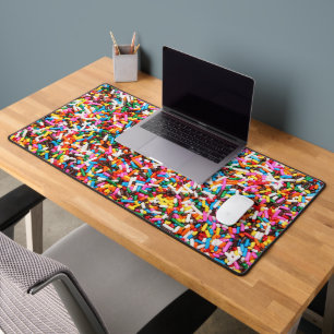 Rainbow Sprinkles Desk Mat
