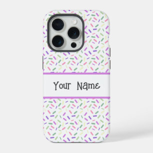 Rainbow Sprinkles Genderfae Pride Flag iPhone 15 Pro Case