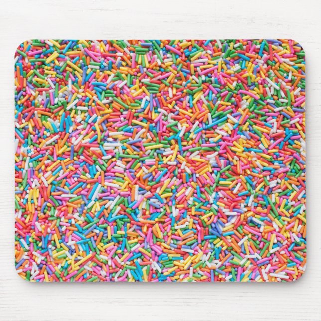 Rainbow Sprinkles Mouse Pad (Front)