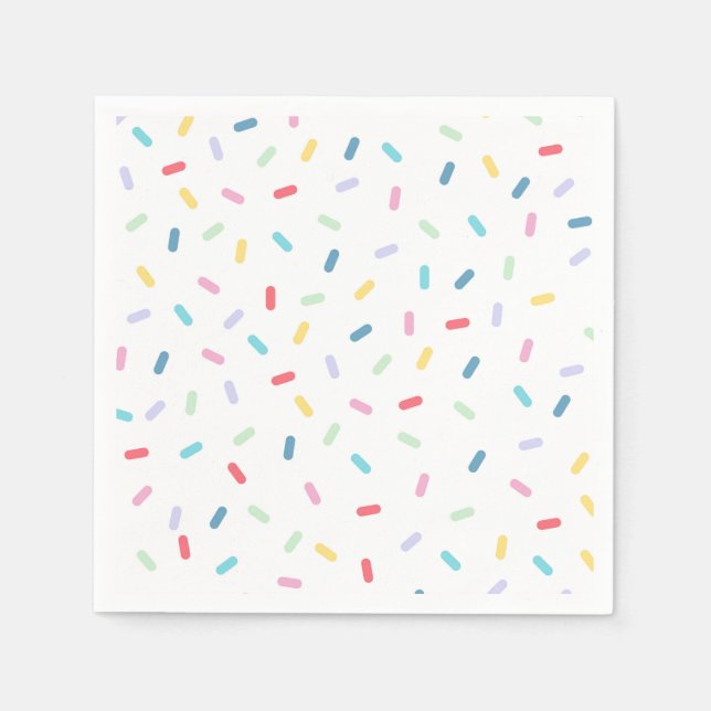 Rainbow Sprinkles Napkin (Front)