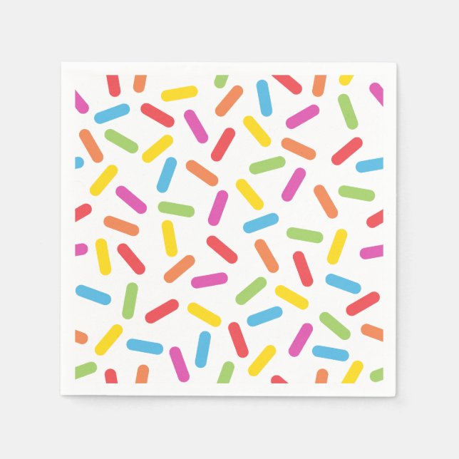 Rainbow Sprinkles Napkin (Front)