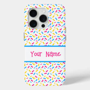 Rainbow Sprinkles Pansexual Pride Flag iPhone 15 Pro Case