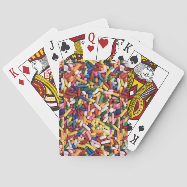 Rainbow Sprinkles Playing Cards (Back)
