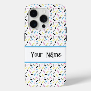 Rainbow Sprinkles Polygender Pride Flag iPhone 15 Pro Case
