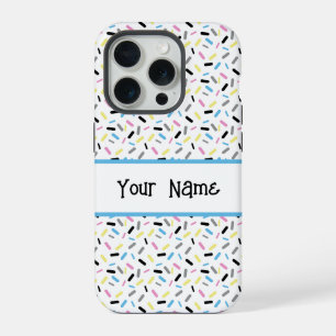 Rainbow Sprinkles Polygender Pride Flag iPhone 15 Pro Case