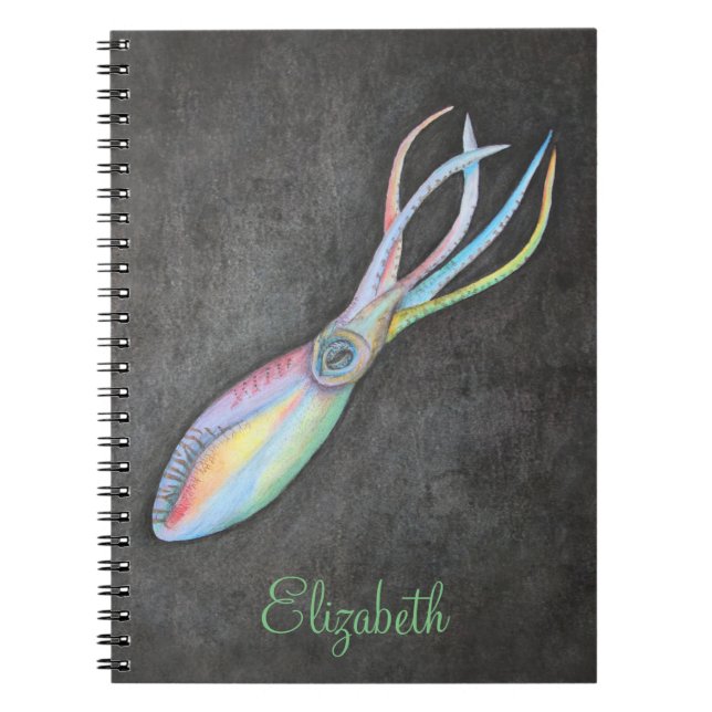 Rainbow Squid Notebook (Front)