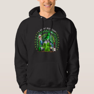 Rainbow St Patrick's Day Irish Gnome Drink Wine Sh Hoodie