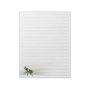 Rainbow Stag Beetle Notepad
