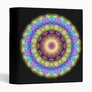 Rainbow stained Glass Binder