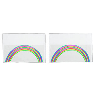 Rainbow Standard Pillowcases, 1 Pair Pillowcase