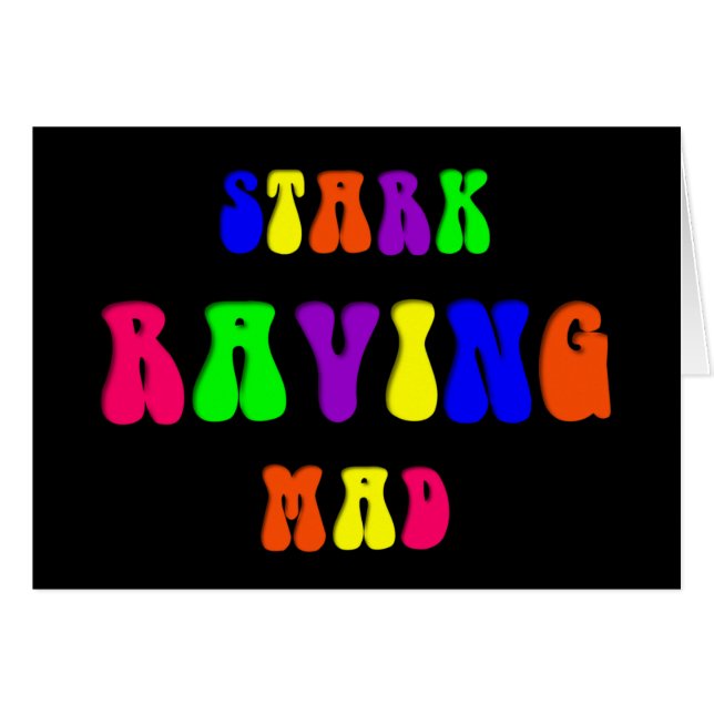 Rainbow "Stark Raving Mad" (Front Horizontal)