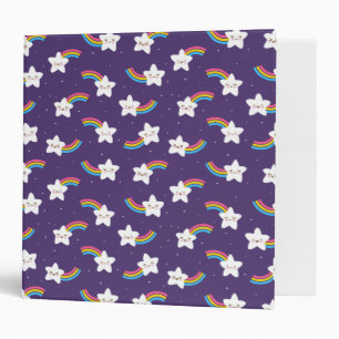 Rainbow Stars Binder