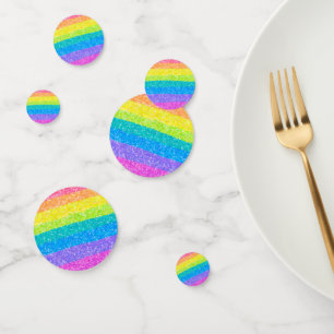 Rainbow Stars Birthday Confetti