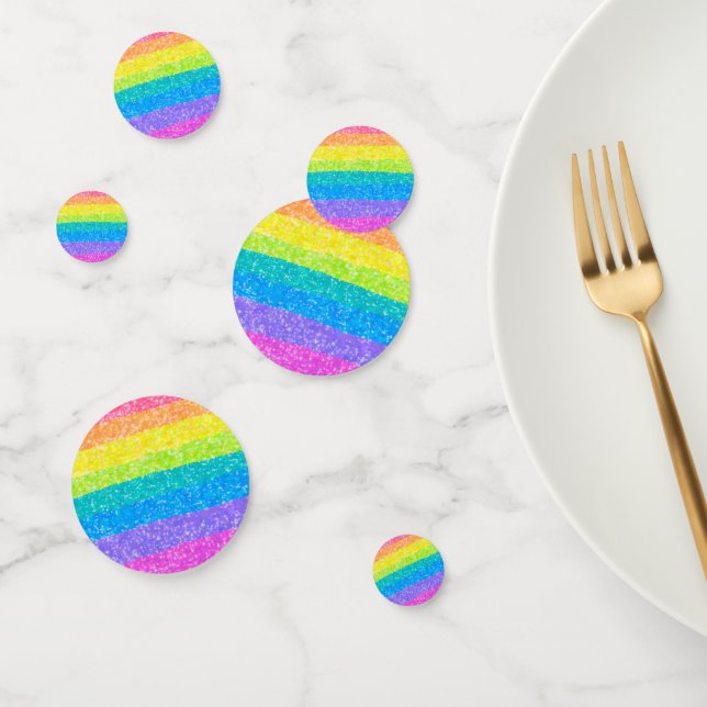Rainbow Stars Birthday Confetti (Group)