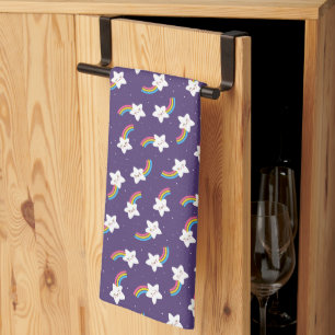 Rainbow Stars Kitchen Towel