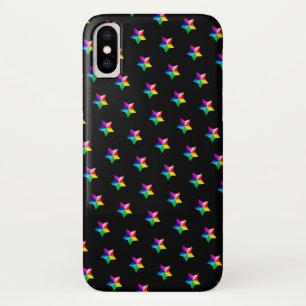 rainbow stars on black Case-Mate iPhone case