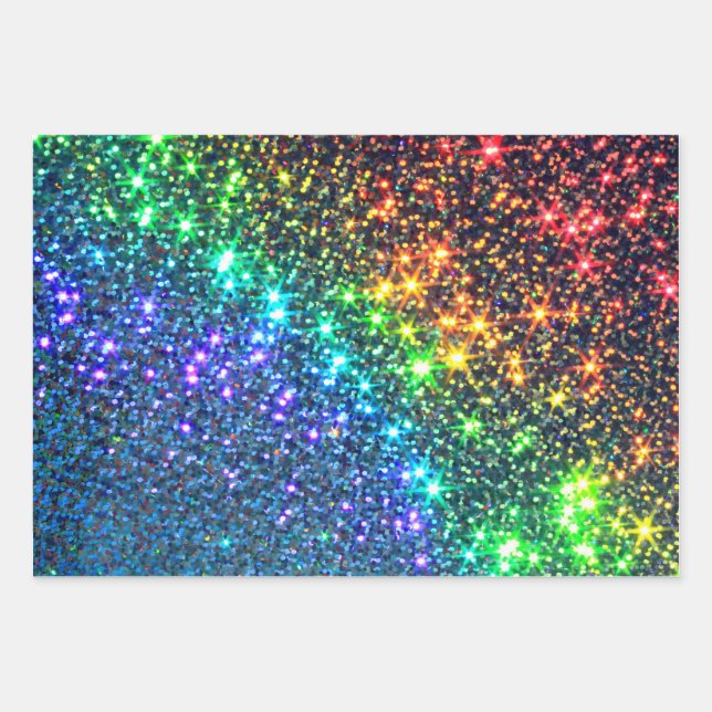Rainbow Stars Papier Papier de serviettes Plaques  (Devant)