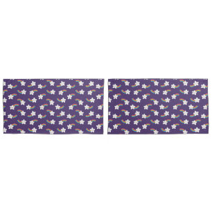 Rainbow Stars Pillowcases