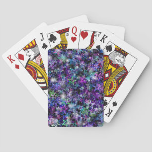 rainbow stars playing cards