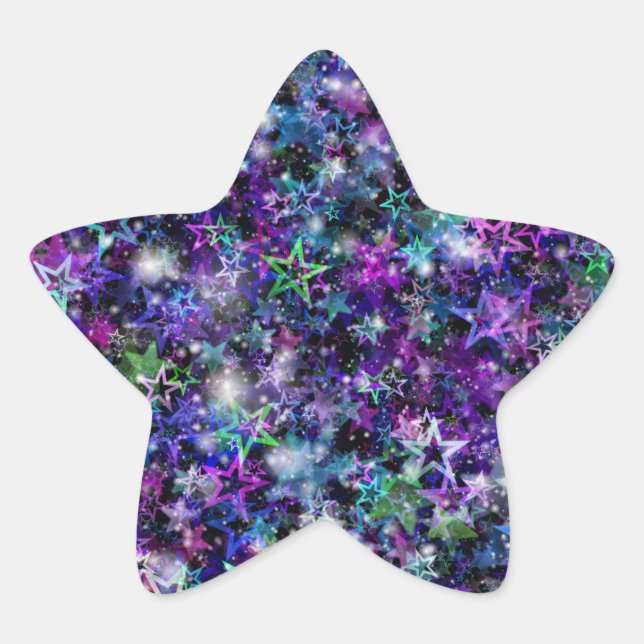 rainbow stars stickers (Front)