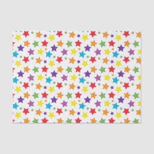 Rainbow Stars Tissue Paper