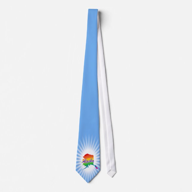 Rainbow State Of Alaska Tie (Front)